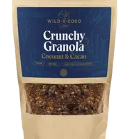 WILD & COCO Crunchy Granola, Coconut & Cacao 250 g