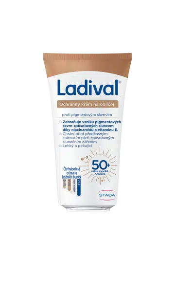 LADIVAL ochranný krém na obličej OF50+, 50 ml