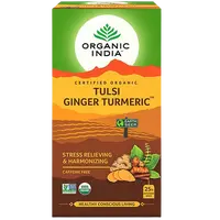 ORGANIC INDIA Tulsi kurkuma a zázvor BIO 25 sáčků 25 ks