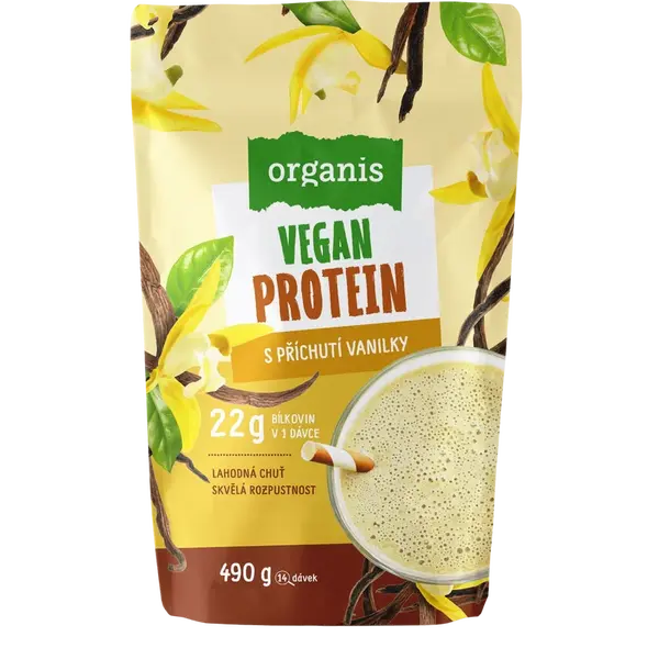 ORGANIS VEGAN protein vanilka 490 g