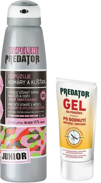 PREDATOR Repelent spray Junior + gel 150 ml