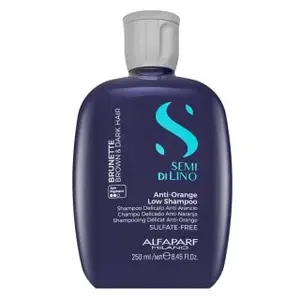Alfaparf Milano Semi Di Lino Brunette Anti-Orange Low Shampoo neutralizující šampon pro hnědé odstíny 250 ml