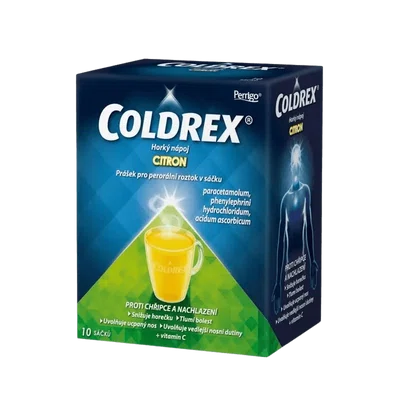 COLDREX Citron horký nápoj 10 sáčků
