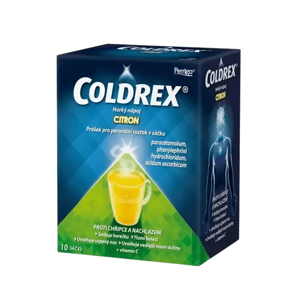COLDREX Citron horký nápoj 10 sáčků