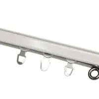 Záclonová kolejnička Deluxe 150 cm, komplet, bílá