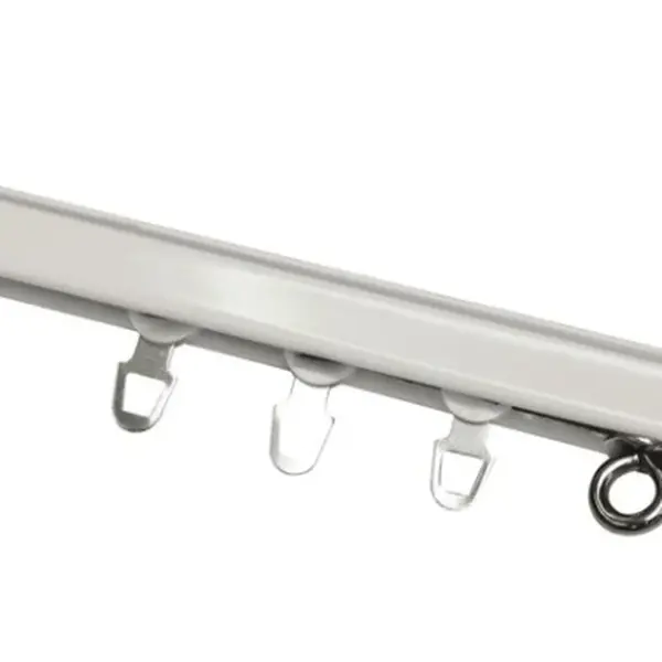 Záclonová kolejnička Deluxe 150 cm, komplet, bílá