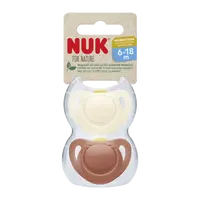 NUK for NATURE dudlík latex 6-18m. BOX 2 ks