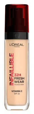 L'ORÉAL PARIS Infaillible Fresh Wear Dlouhotrvající tekutý make-up 100 Linen 30 ml