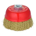 Kartáč hrnkový vlnitý, mosazný, 100 mm, M14, ENPRO