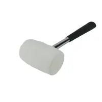 Palice gumová, 55 mm, bílá, kovová násada, ENPRO