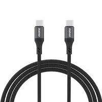 Dudao L3CC kabel USB-C - USB-C, 60W, 1,2 m, černý