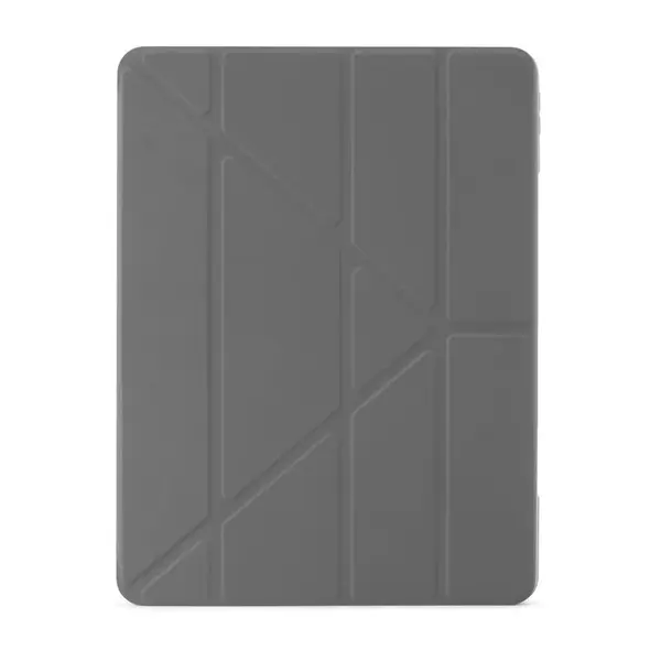 Pipetto Origami TPU pouzdro, Apple iPad Pro 12.9, 2018 / 2020 / 2021 / 2022, šedé