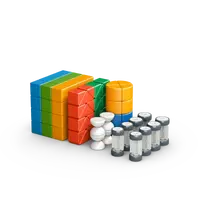 Geomag Magicube Shapes 128 dílků