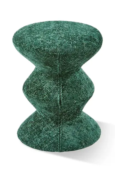 Stolička Pols Potten zig zag 36 x 47 cm zelená barva