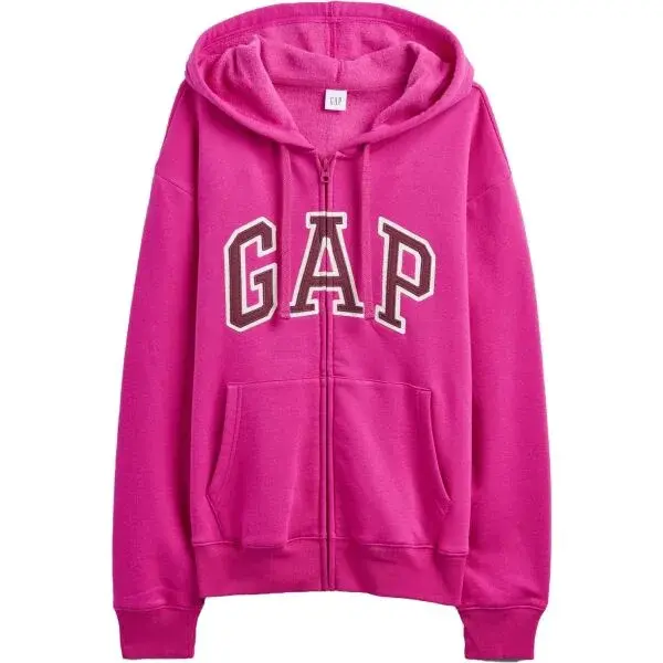 GAP V-GAP HERITAGE FZ HD Dámská mikina, růžová, velikost