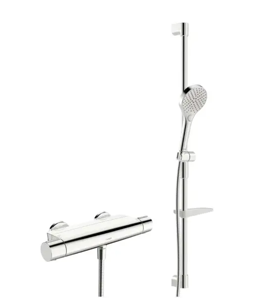 Hansa Optima - Sprchový set s termostatom, 3 prúdy, chróm 48130331