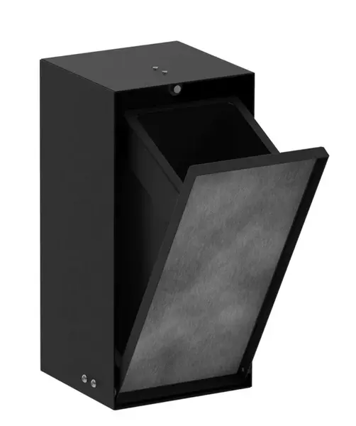 Hansgrohe XtraStoris Rock - Podomietkový odpadkový kôš 2,5 l, matná čierna 56063670