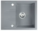 Novaservis Dřezy - Granitový dřez 58x48 cm, šedá DRGM48/58GA