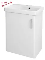 Sapho Theia - Umývadlová skrinka, 51x70x35 cm, ľavé vyhotovenie, biela TH057-3030