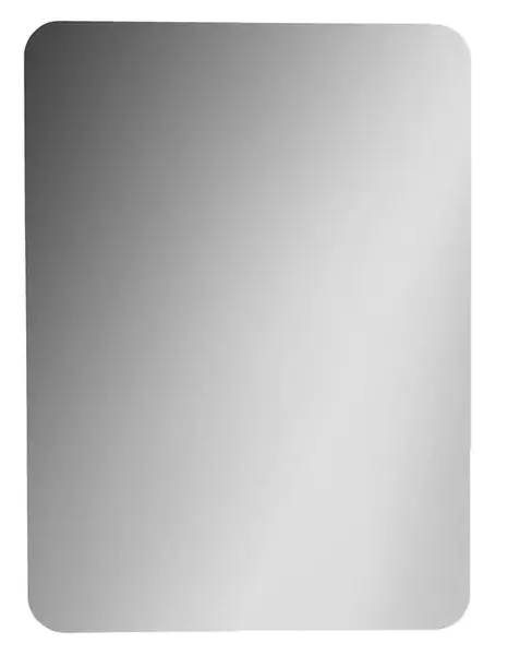 Sapho Ishape - Zrcadlo obdélníkové 60x80 cm, zakulacené rohy, bez závěsu AG468