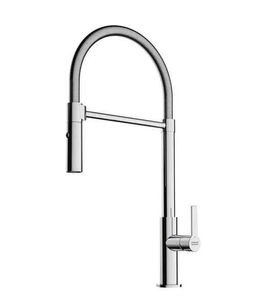 Franke Maris Slim - Dřezová baterie FS 2845.031, s flexibilním ramenem a sprškou, chrom 115.0728.395