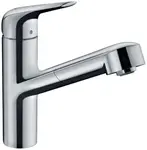 Hansgrohe Focus M42 - Dřezová baterie M4214-H150 s výsuvnou sprškou, sBOX, chrom 71829000