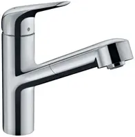 Hansgrohe Focus M42 - Dřezová baterie M4214-H150 s výsuvnou sprškou, sBOX, chrom 71829000