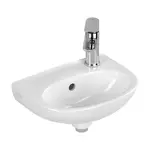 Villeroy & Boch O.novo - Umývadielko 36x28 cm, s prepadom, otvor na batériu, CeramicPlus, alpská biela 43403RR1