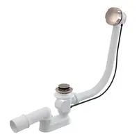 Alcadrain Odtokové súpravy - Vaňová odtoková a prepadová súprava, dĺžka 570 mm, matný kefovaný red gold A55K-RG-B