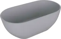 Polysan Reduta - Volně stojící vana, 150x75 cm, matná šedá 71843.31