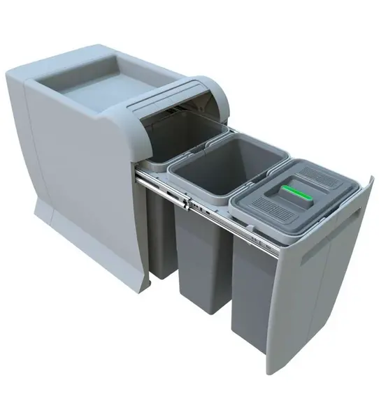 Elletipi City - Vstavaný odpadkový kôš, delený, 24 l PTA 3045C