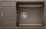 Blanco Zia XL 6 - Silgranitový drez, 78x50 cm, s ovládaním odtoku, kávová 523272