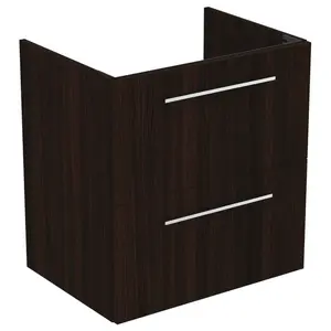 Ideal Standard i.Life A - Skrinka pod umývadlo, 60x44x63 cm, 2 zásuvky, kávový dub T5255NW