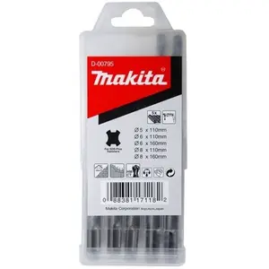 Makita Príslušenstvo - 5-dielna súprava vrtákov do muriva SDS Plus D-00795