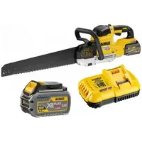 DeWALT Nářadí - 54V AKU stavební pila 430 mm, 2x aku 6,0 Ah XR FLEXVOLT, nabíječka DCS398T2