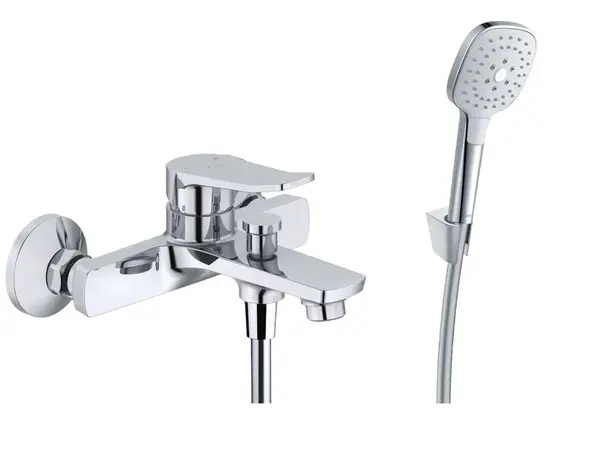 kielle Nefia - Vaňová batéria s príslušenstvom, chróm 10327SN20