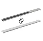 Alcadrain Rošty - Oboustranný rošt DOUBLE 85 cm, nerez DOUBLE-850M