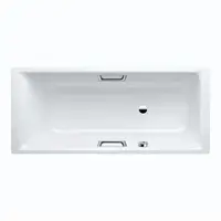 Kaldewei Ambiente - Obdĺžniková vaňa Puro Star 694, 170x80 cm, s otvormi na držadlá, biela 259423000001