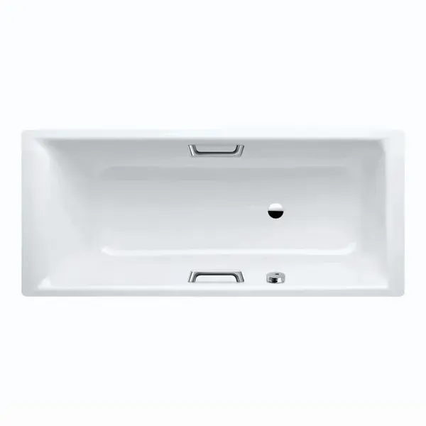 Kaldewei Ambiente - Obdĺžniková vaňa Puro Star 694, 170x80 cm, s otvormi na držadlá, biela 259423000001