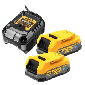DeWALT Příslušenství - Sada 2A nabíječky, 2x aku 18 V XR POWERSTACK 1,7 Ah DCB1102E2
