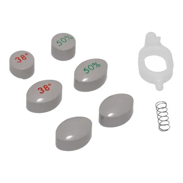 Hansgrohe Náhradné diely - Súprava tlačidiel na termostatickú batériu Ecostat 1001 na stenu, sivá 97231000