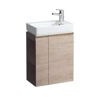 Laufen Pro S - Umývadlová skrinka s dvierkami a bočnou policou vľavo, 47x28x61 cm, svetlý dub H4830020954791