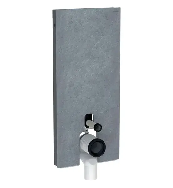 Geberit Monolith - Sanitární modul pro stojící WC, 114 cm, spodní přívod vody, vzhled břidlice 131.033.00.5