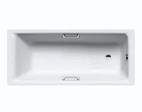 Kaldewei Ambiente - Vaňa Puro Star 689, 170x70 cm, s otvormi na držadlá, Perl-Effekt, antislip, biela 258930003001