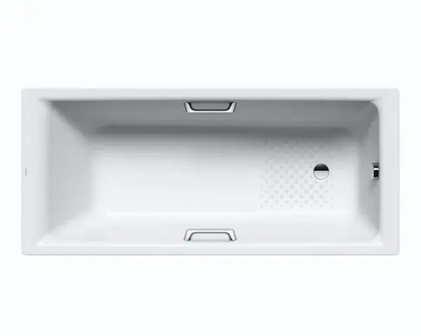 Kaldewei Ambiente - Vaňa Puro Star 689, 170x70 cm, s otvormi na držadlá, Perl-Effekt, antislip, biela 258930003001