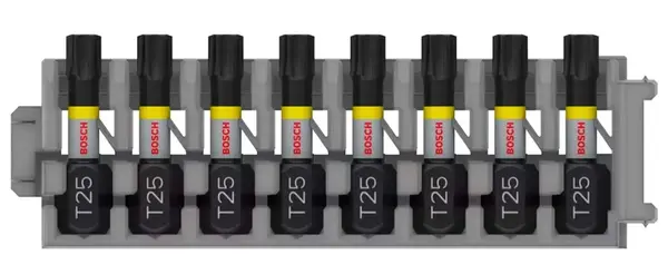 Bosch Príslušenstvo - Súprava bitov T25, 8 ks 2608522381