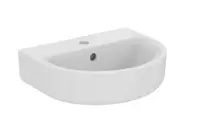 Ideal Standard Connect - Umývadielko 45x36 cm, s prepadom, otvor na batériu, Ideal Plus, biela E7968MA