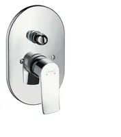 Hansgrohe Metris - Páková vanová baterie pod omítku, chrom 31484000
