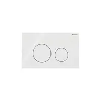 Geberit Sigma40 - Ovládání splachování, sklo/bílá 115.628.SI.1