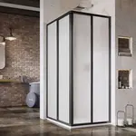 Ravak Supernova - Sprchové dveře SRV2-75 S, 72-74 cm, černá/Pearl 14V303O211